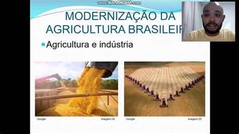 aponte a relação entre a modernização das atividades agropecuárias